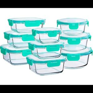 Food glass container